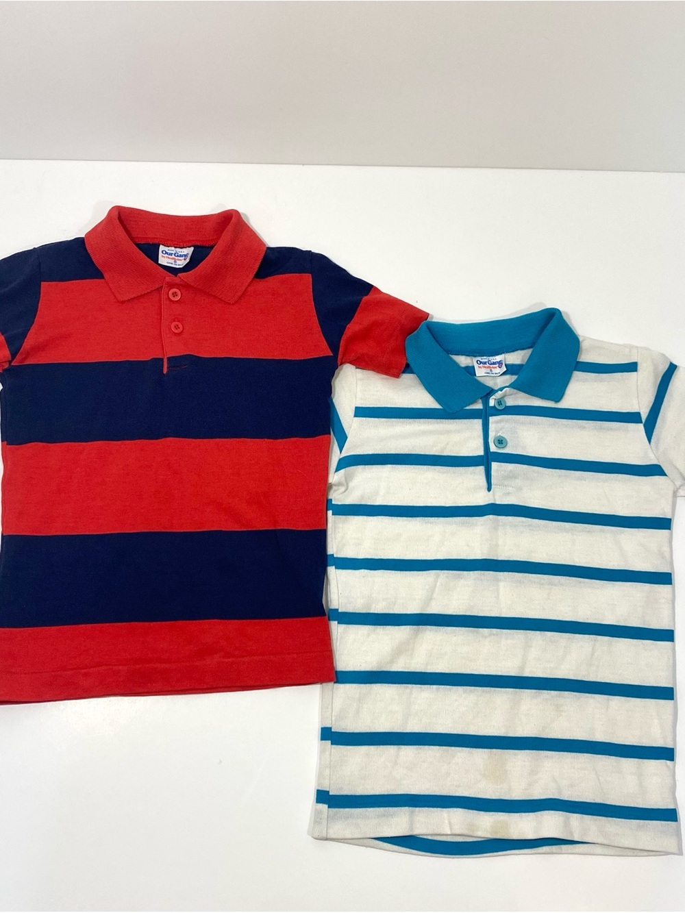 Vintage 80’s Healthtex Boys Striped Polo Bundle Size 8